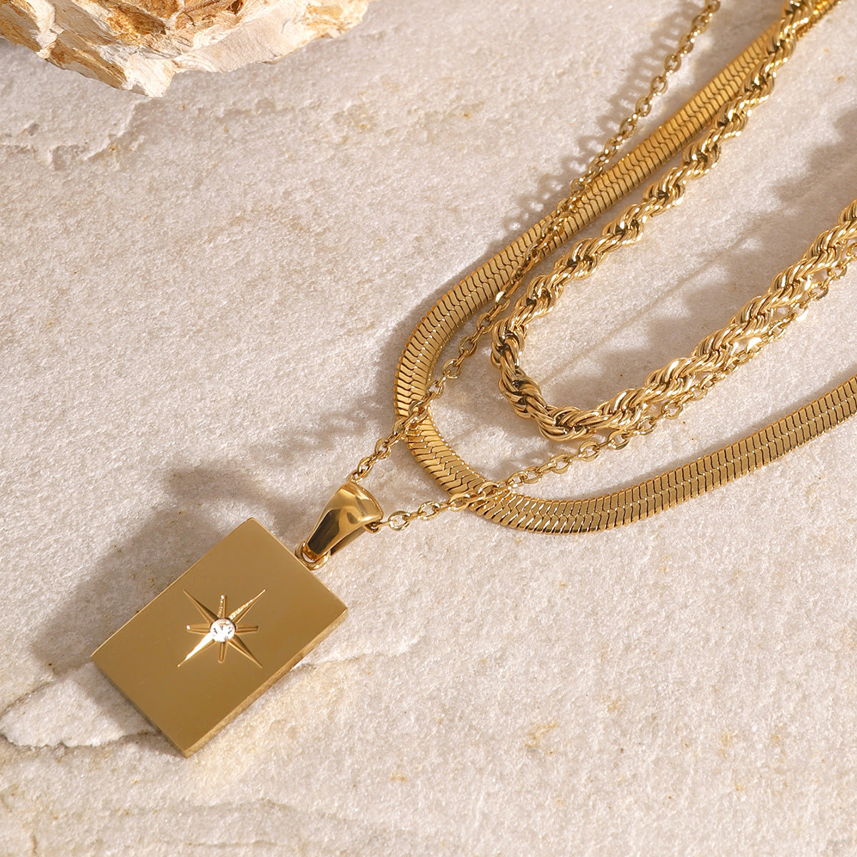 Fede Layered Gold Necklace