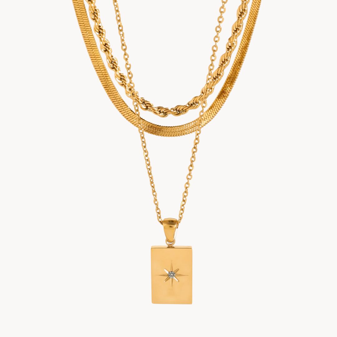 Fede Layered Gold Necklace